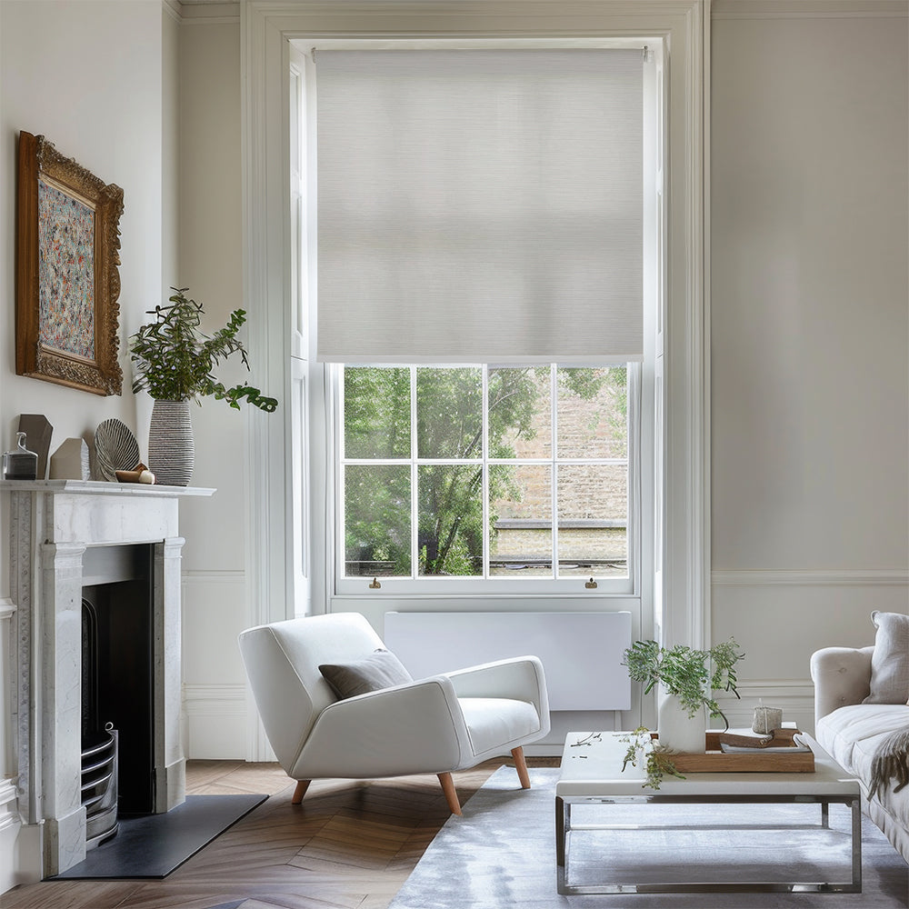 Luma Motorized Light Filtering Roller Shades