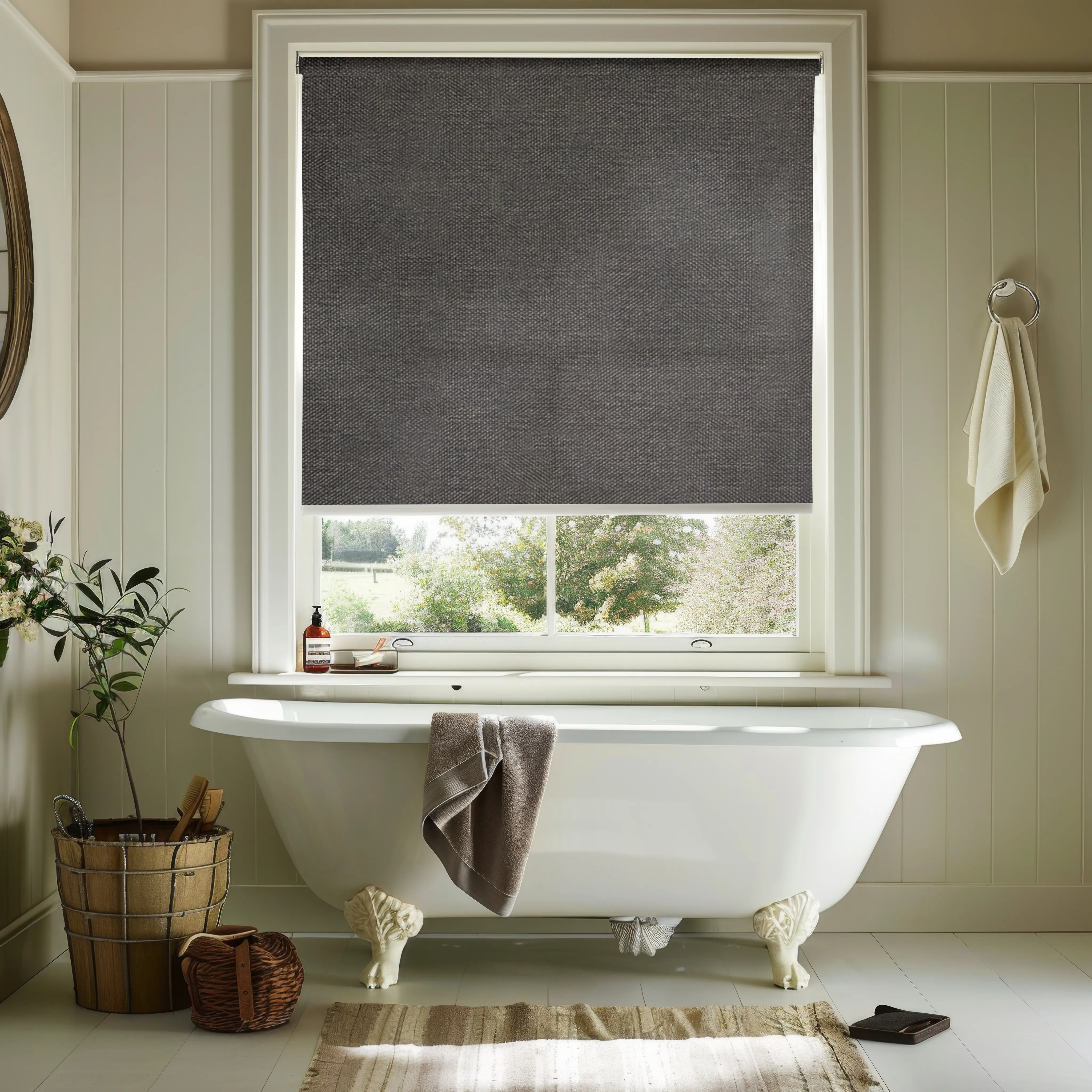 Aurora Light Filtering Roller Shades Cordless/Corded