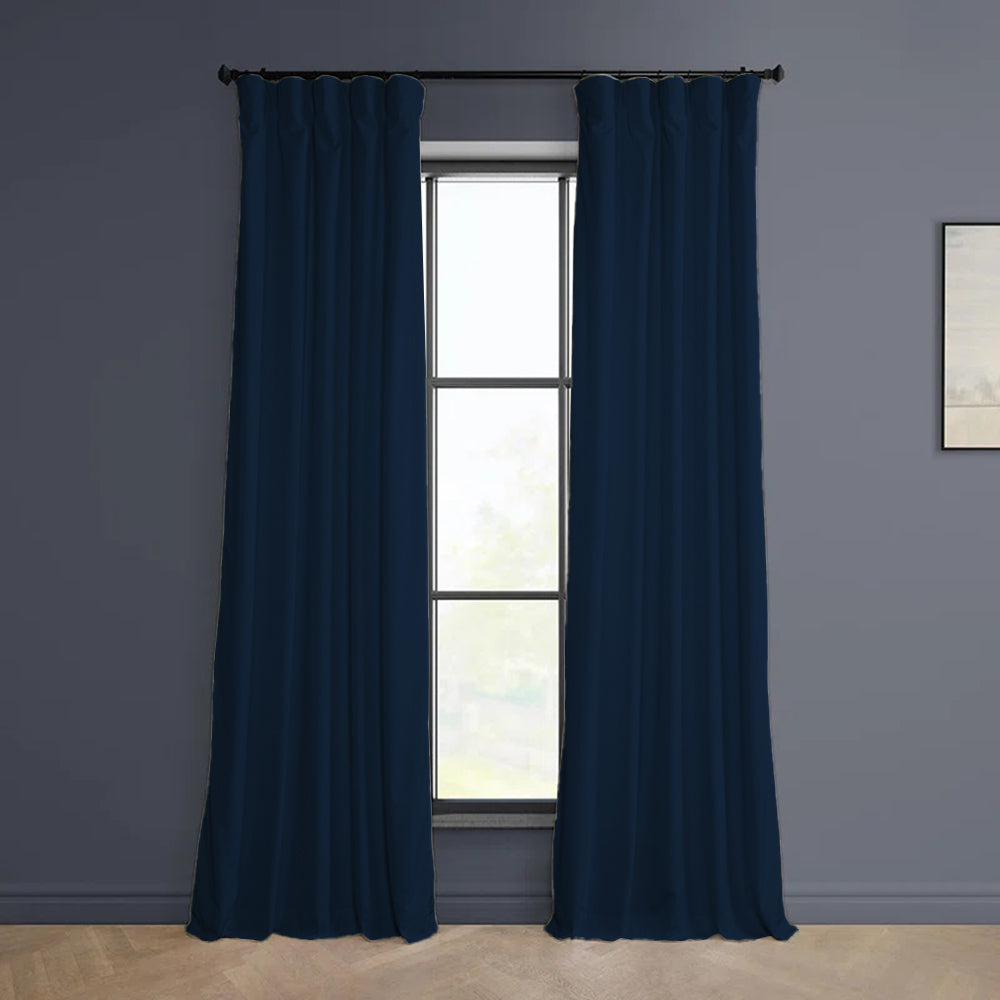 Cloud Velvet Minimalist Curtain Pleated