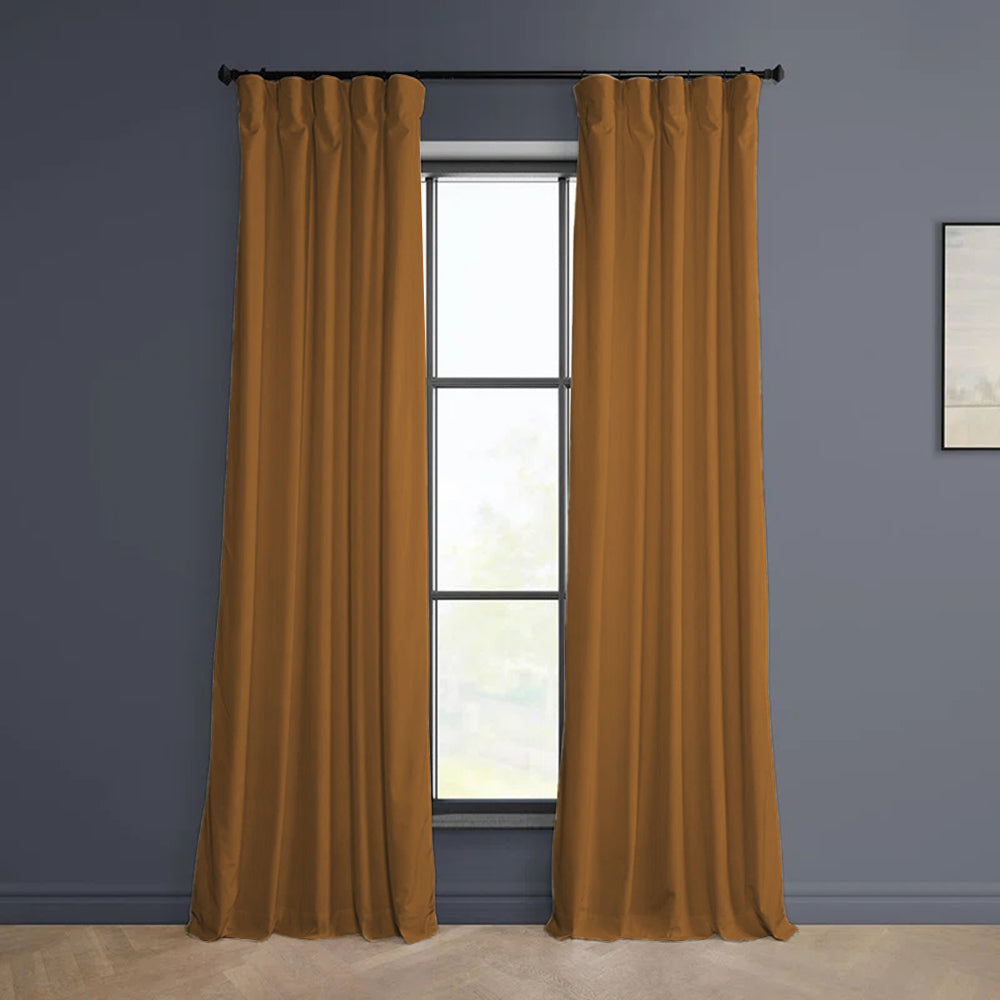 Cloud Velvet Minimalist Curtain Pleated
