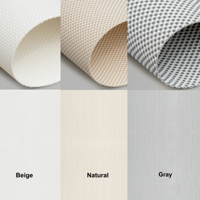 Sharp Light Filtering Roller Shades Cordless/Corded
