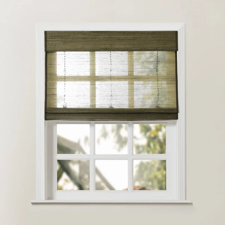 Yura Natural Woven Wood Shade Corded/Cordless