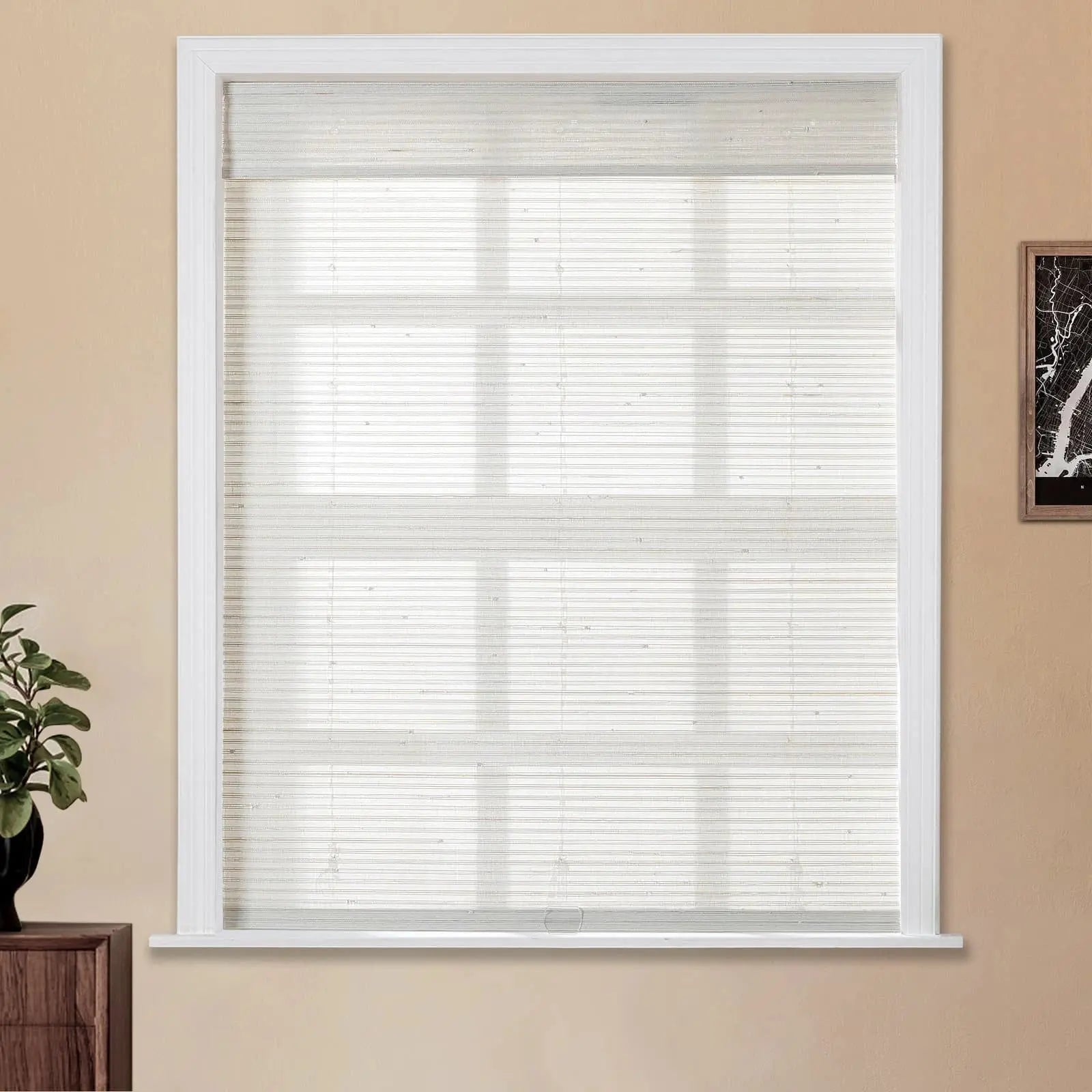 Lina Natural Woven Wood Shade Corded/Cordless