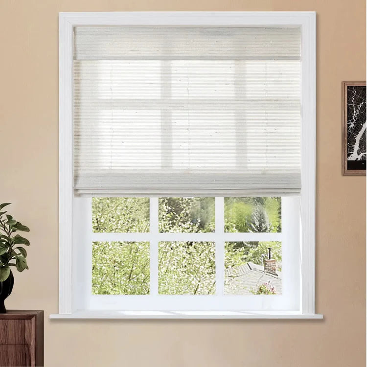 Lina Natural Woven Wood Shade Corded/Cordless