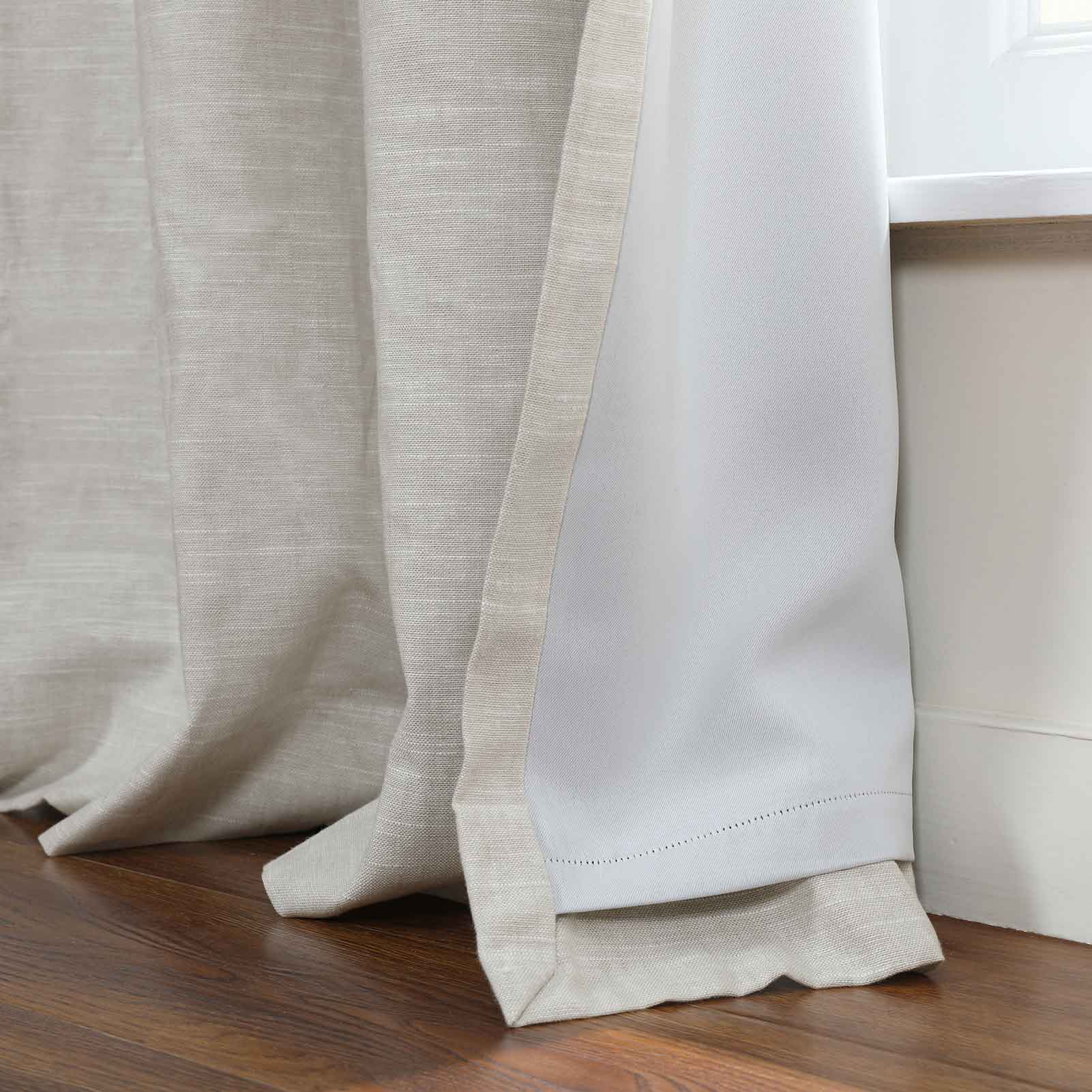 Aira Premium Linen Cotton Curtain Pleated