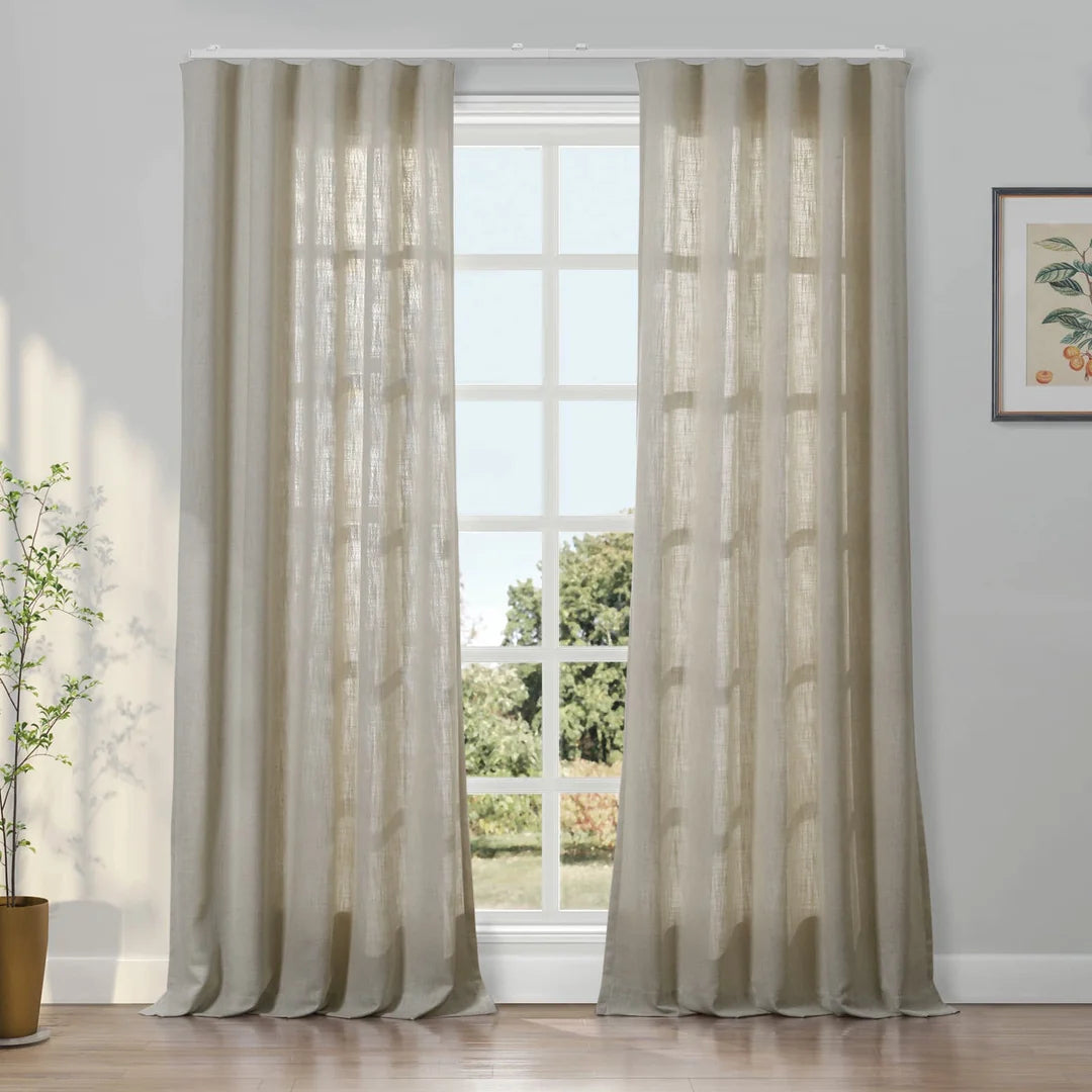 Loomy Linen Ripple Fold Drapery