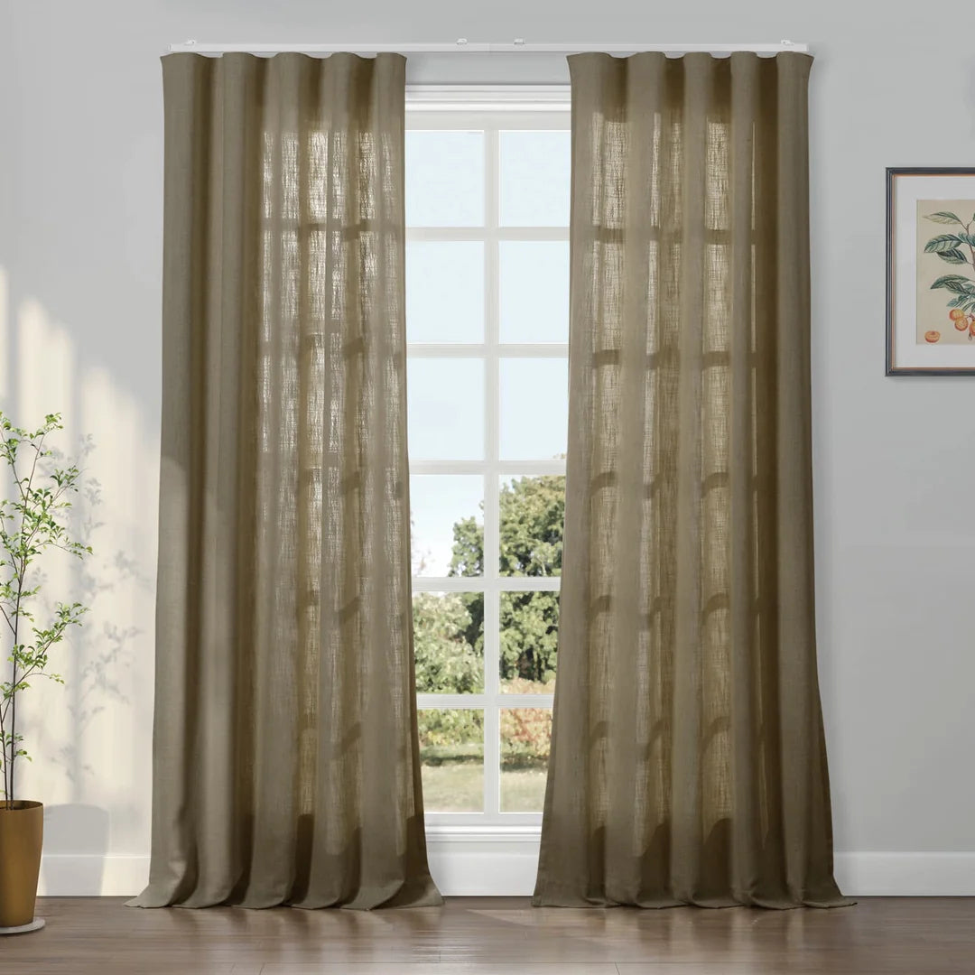 Loomy Linen Ripple Fold Drapery