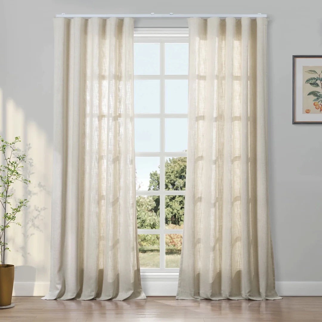 Loomy Linen Ripple Fold Drapery