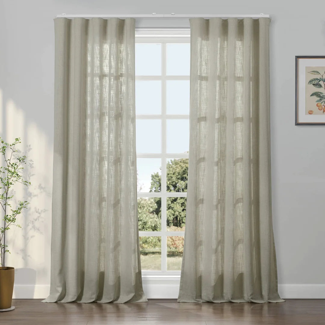 Loomy Linen Ripple Fold Drapery