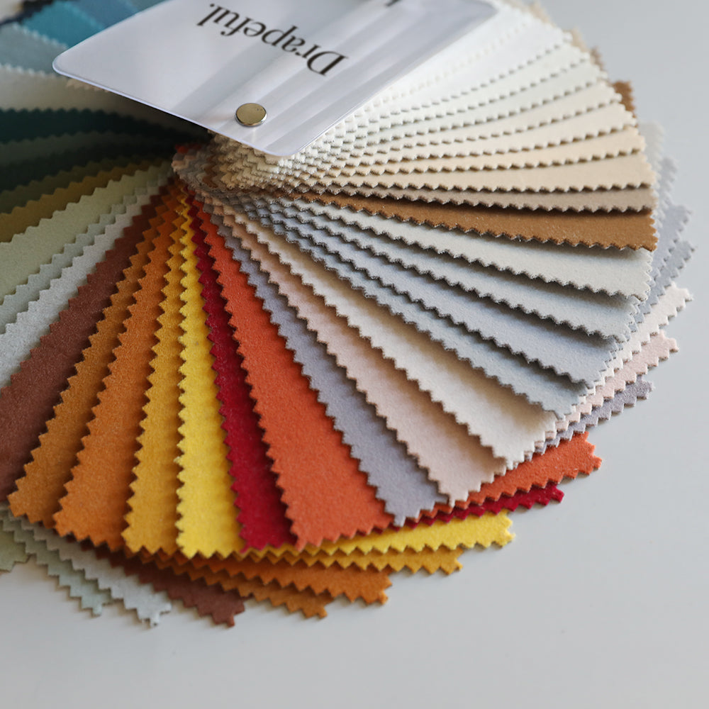 Luna Velvet Curtain Fabric Swatches