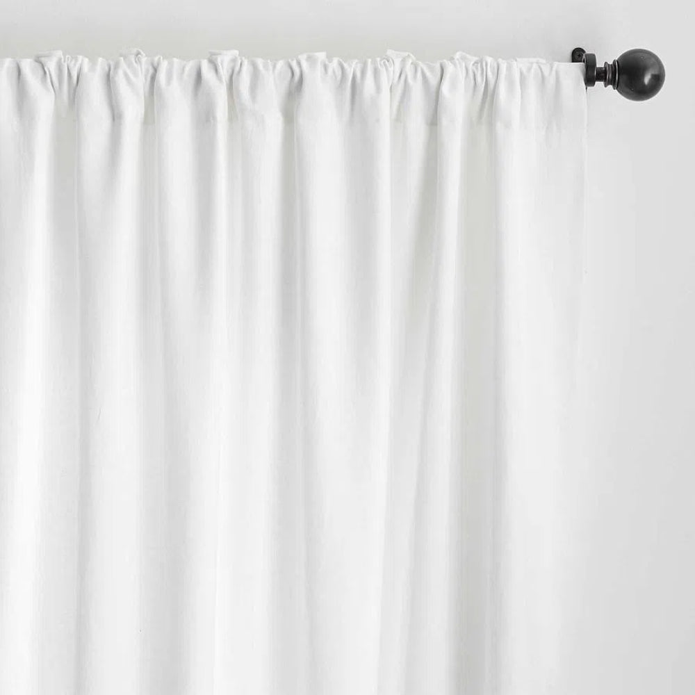 Skyler Linen Blackout Curtain Soft Top