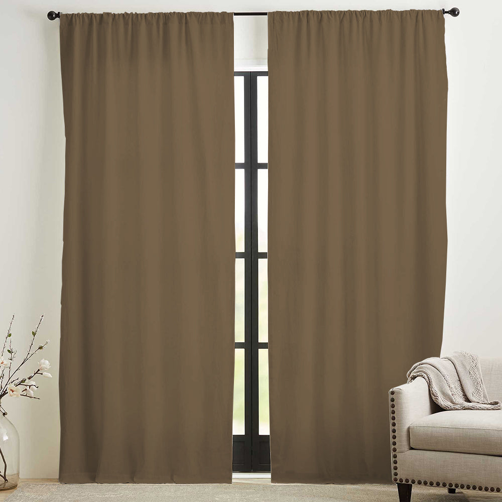 Skyler Linen Blackout Curtain Soft Top