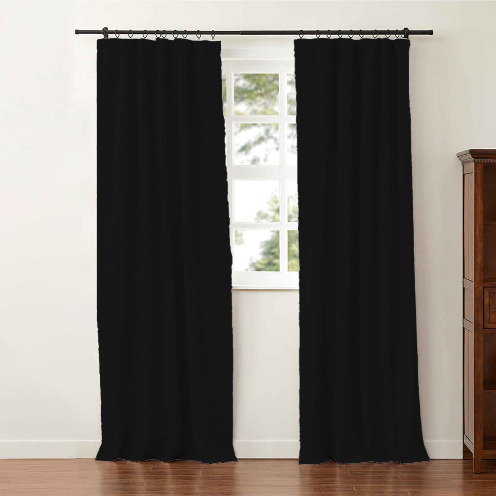 Aira Premium Linen Cotton Curtain Pleated