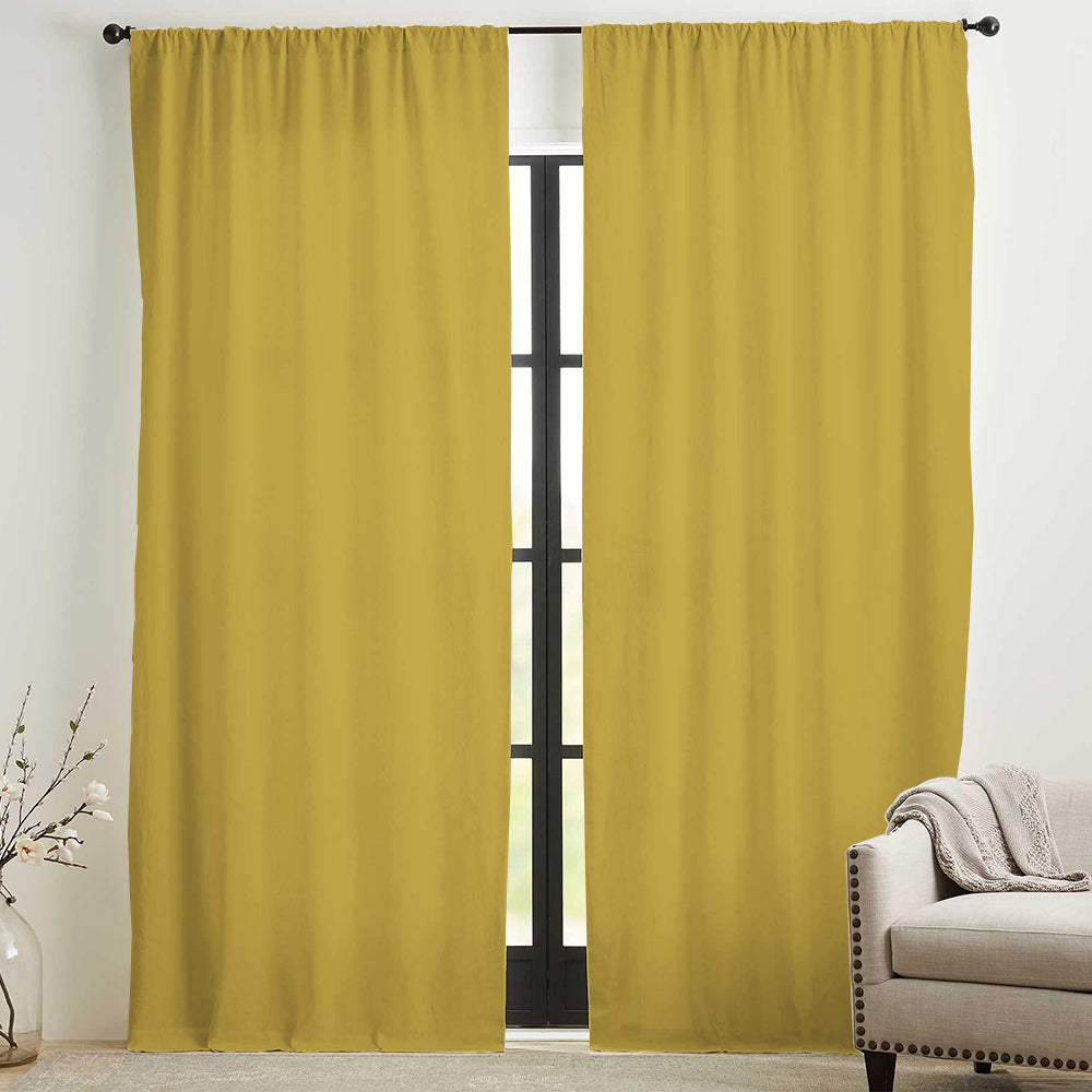 Skyler Linen Blackout Curtain Soft Top