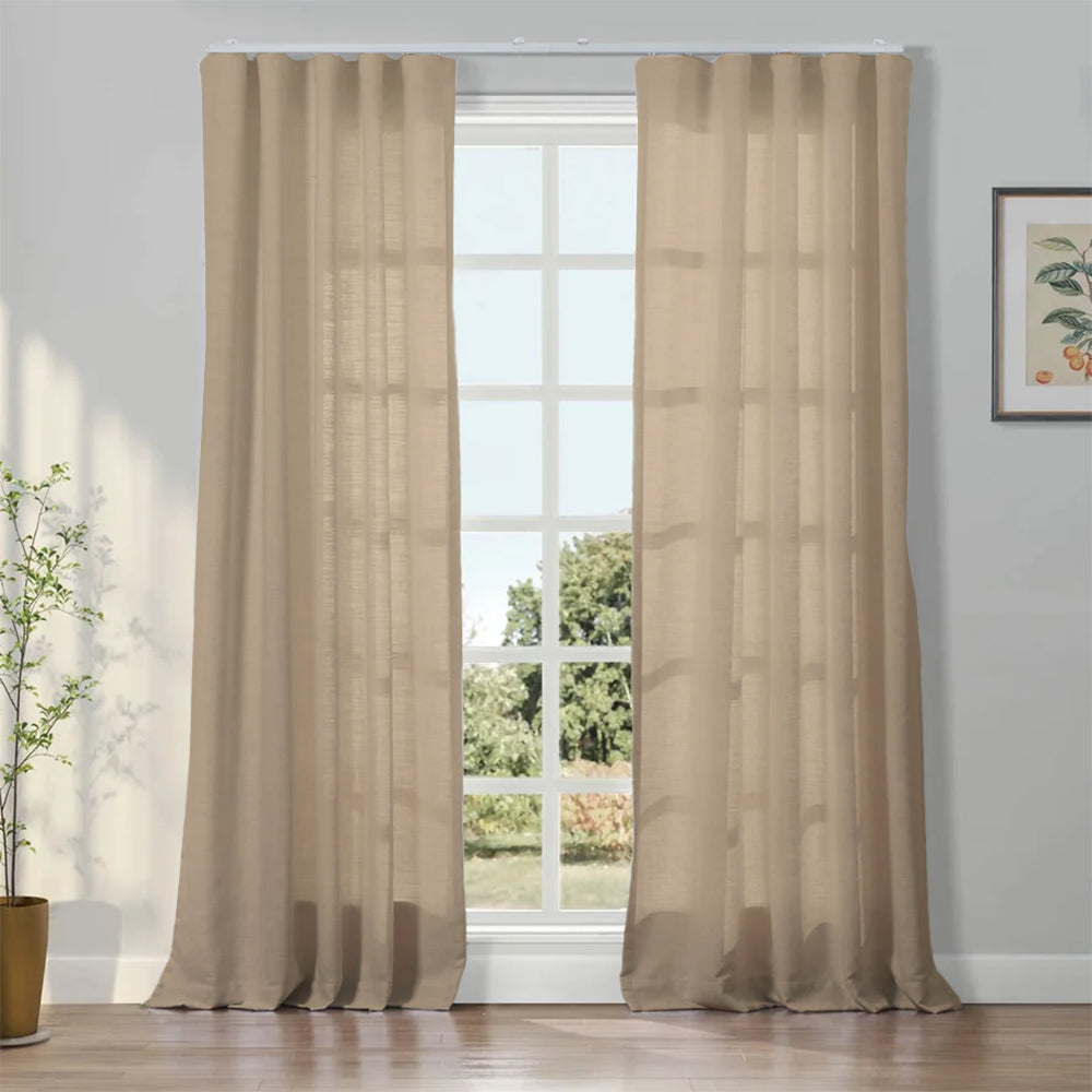 Aira Linen Blend Ripple Fold Drapery