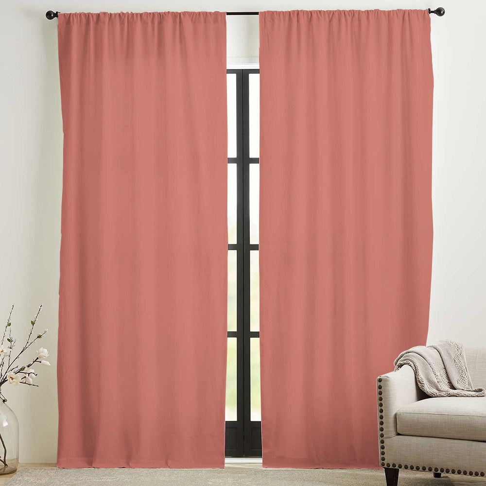 Skyler Linen Blackout Curtain Soft Top
