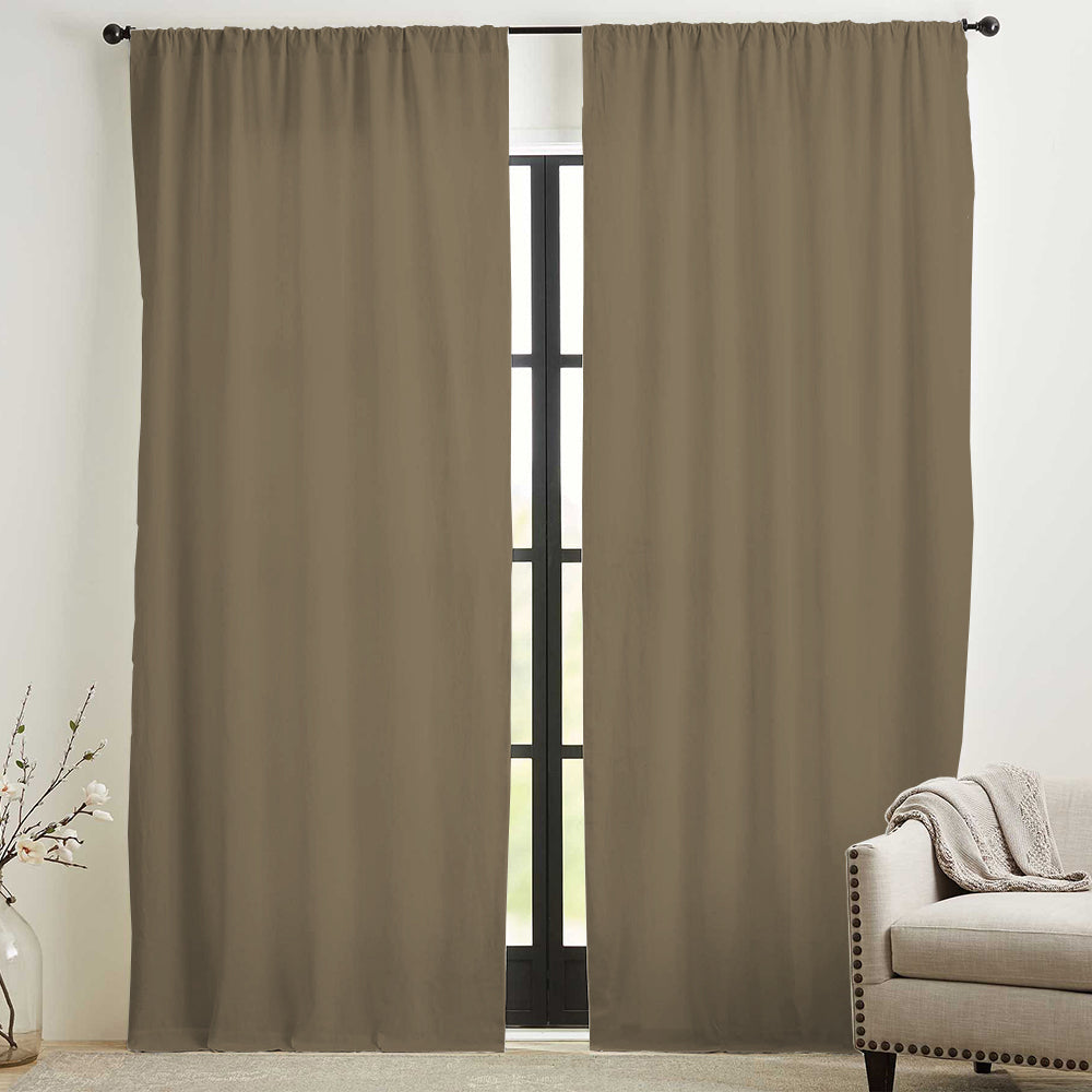Skyler Linen Blackout Curtain Soft Top