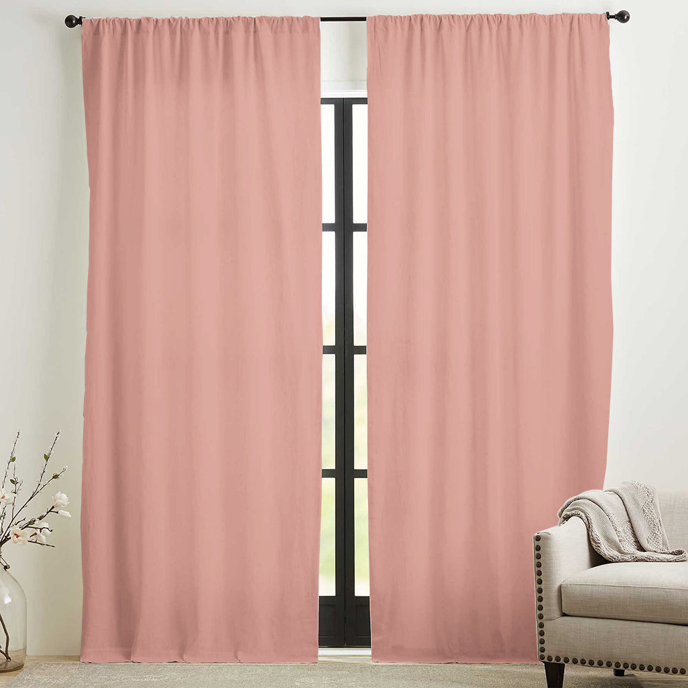 Skyler Linen Blackout Curtain Soft Top