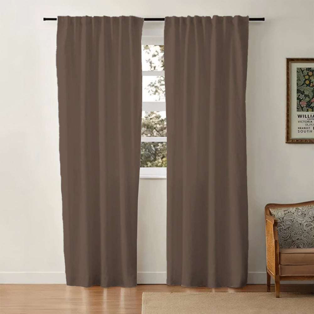 Aira Minimalist Linen Cotton Curtain Soft Top