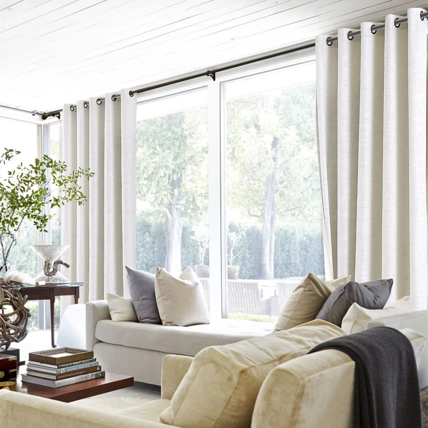 Linen Curtain Grommet Zoe