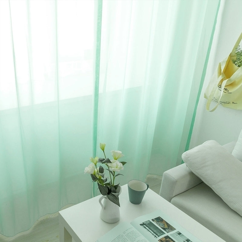 Solid Sheer Custom Curtains Grommet Mira