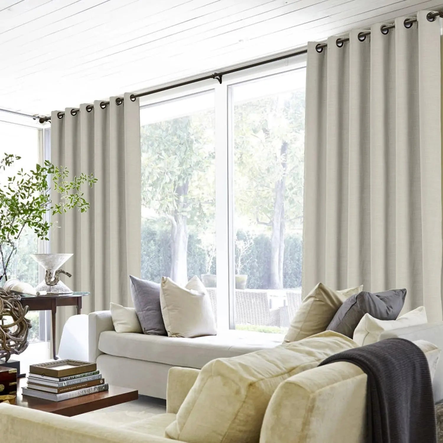 Linen Curtain Grommet Zoe