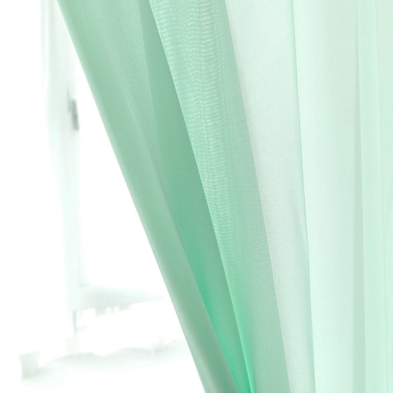 Solid Sheer Custom Curtains Pleated Mira