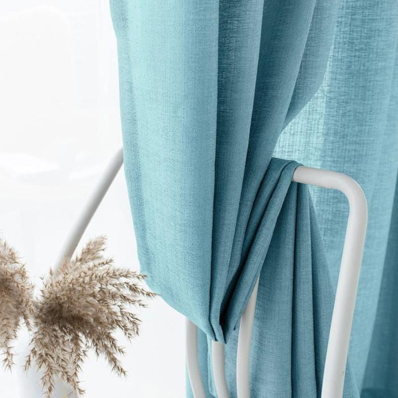 Semi Sheer Curtains Pleated Lila