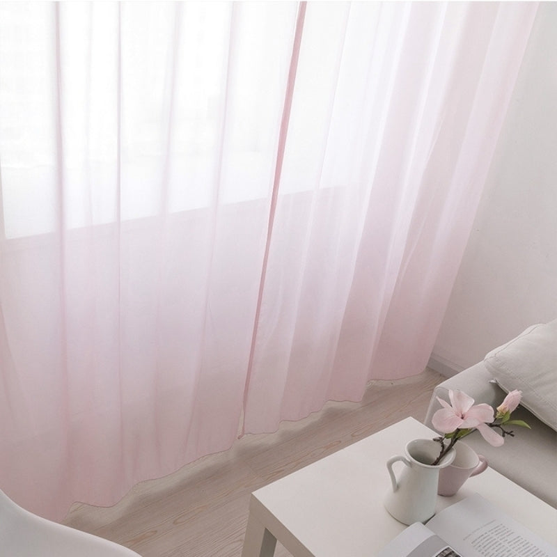 Solid Sheer Custom Curtains Pleated Mira