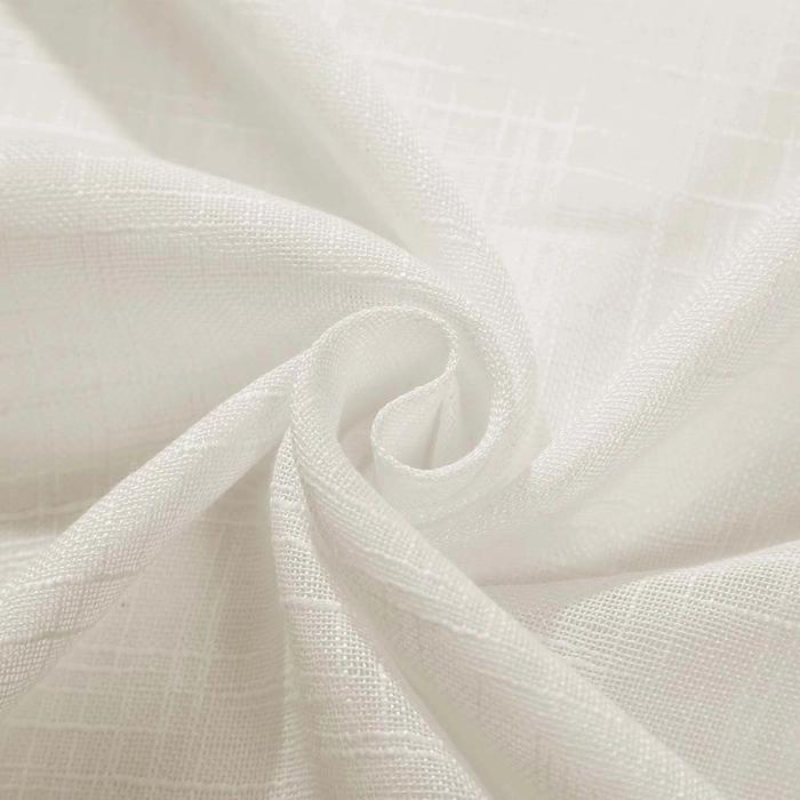 Linen Semi Sheer Curtains Grommet Ela