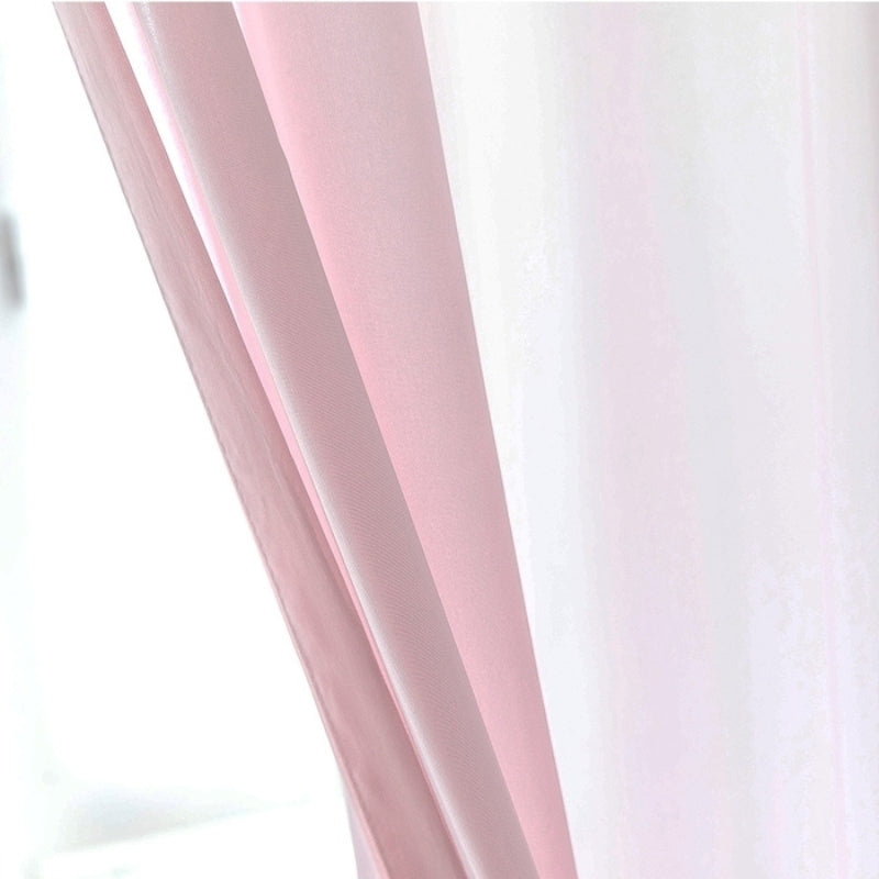 Solid Sheer Custom Curtains Soft Top Mira