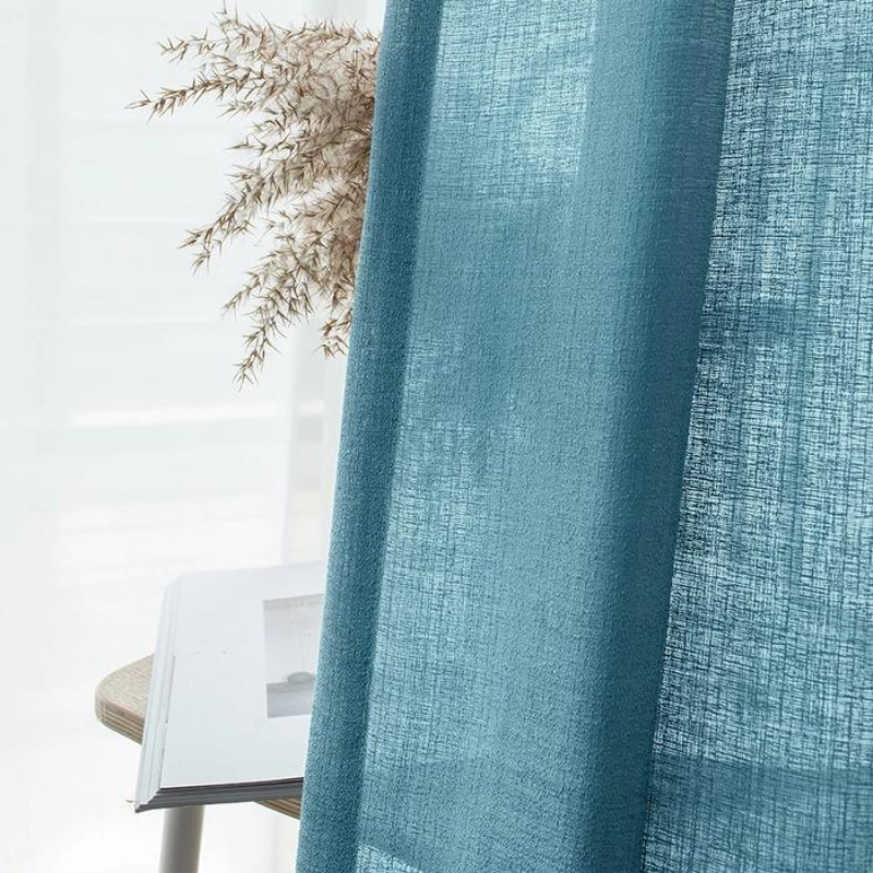 Semi Sheer Curtains Pleated Lila