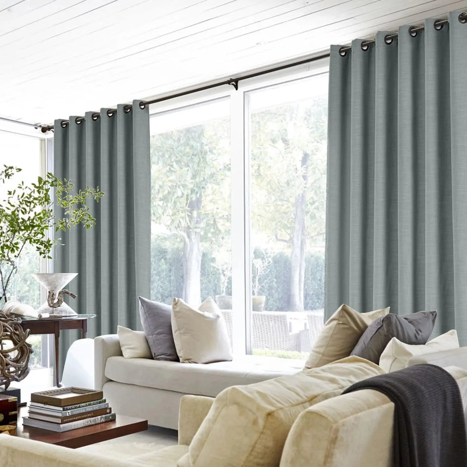 Linen Curtain Grommet Zoe