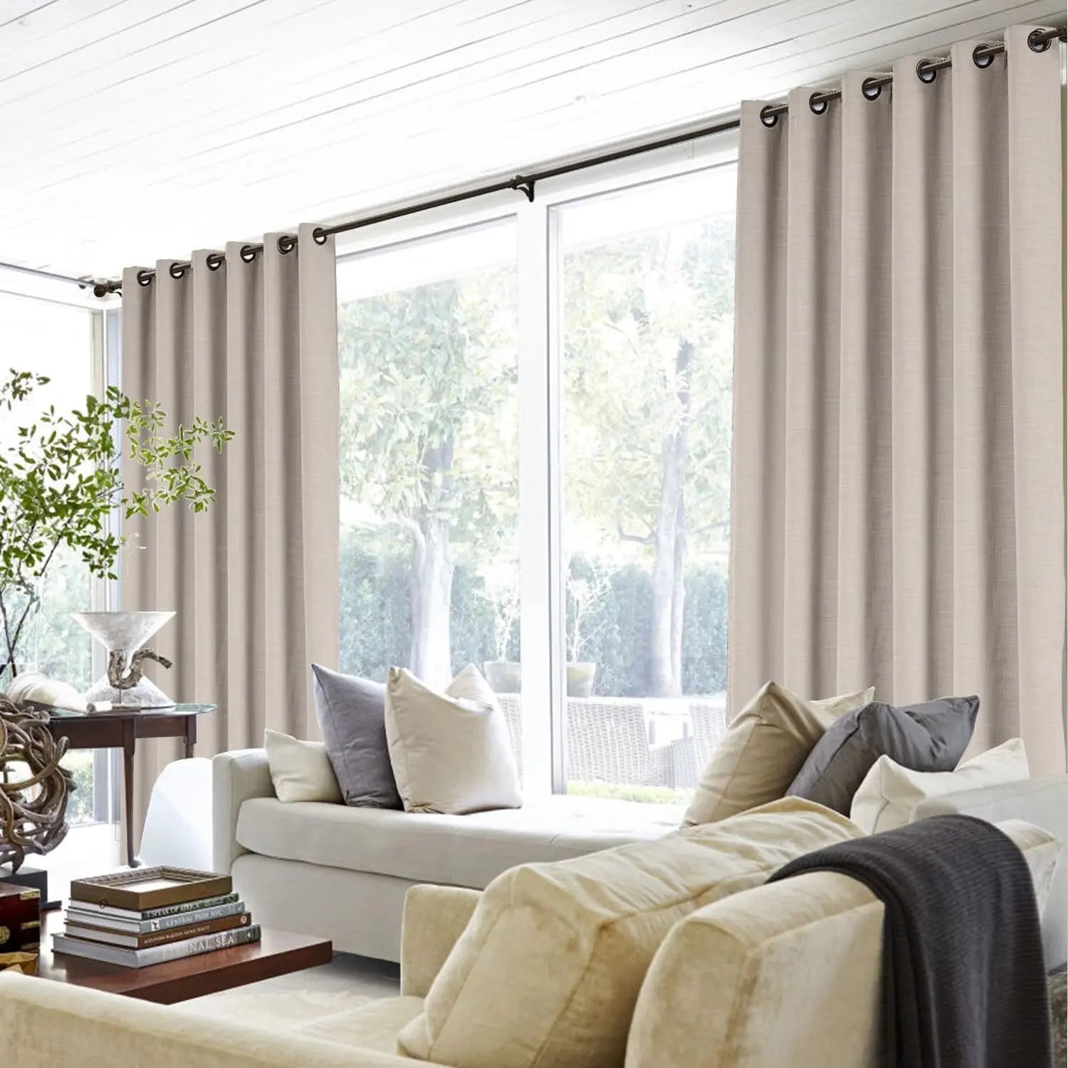 Linen Curtain Grommet Zoe