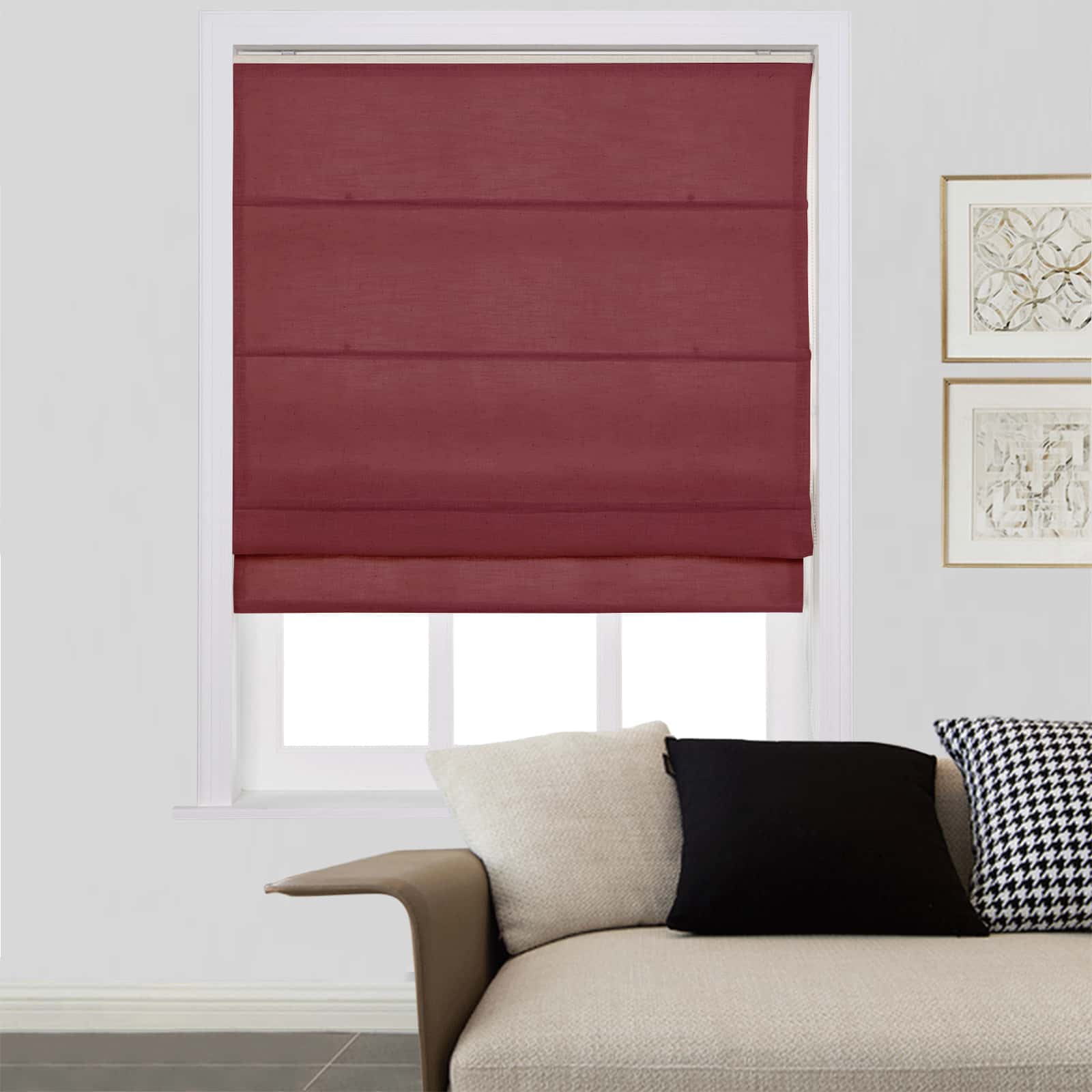 Loomy Linen Blackout Cordlift Roman Shades