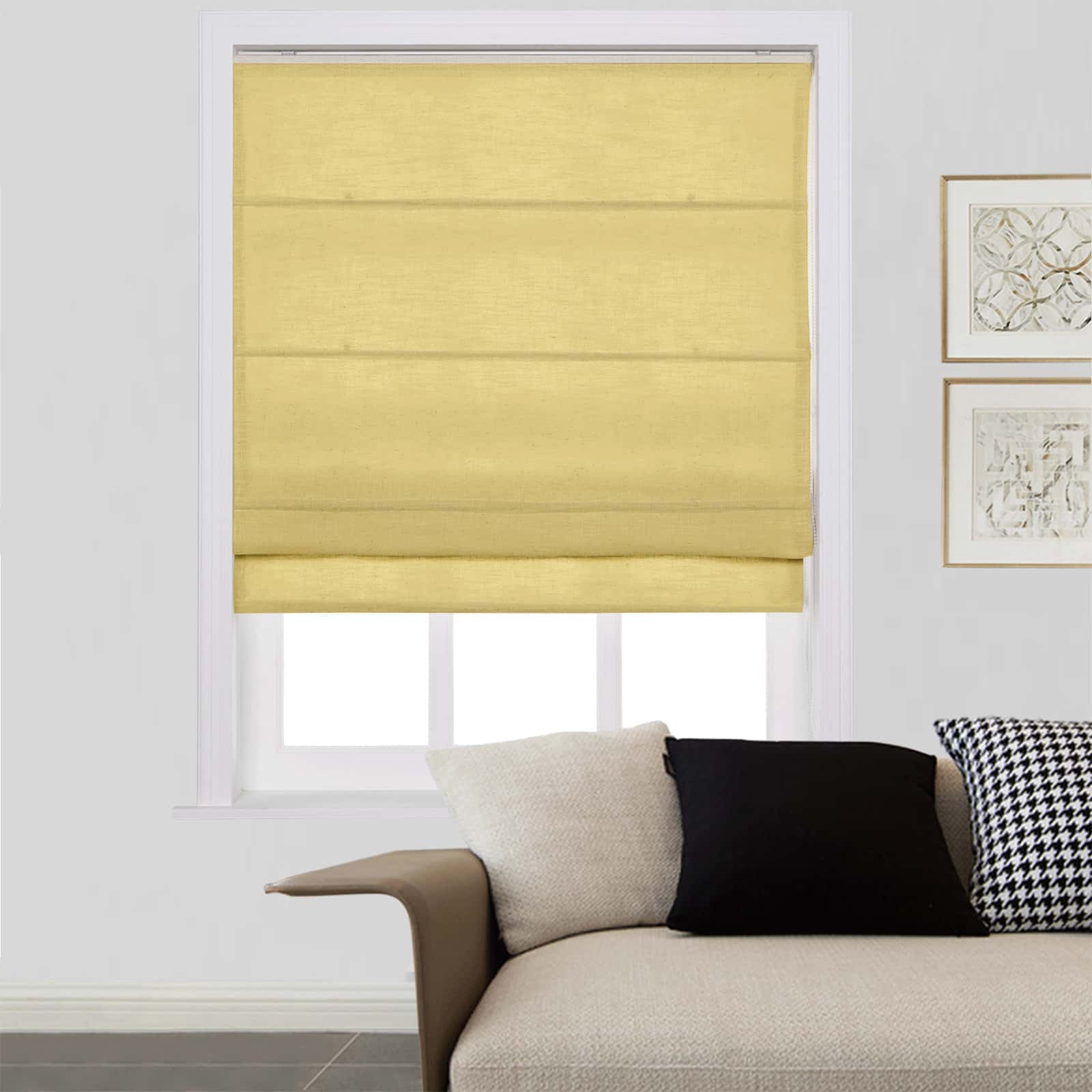 Loomy Linen Blackout Cordlift Roman Shades