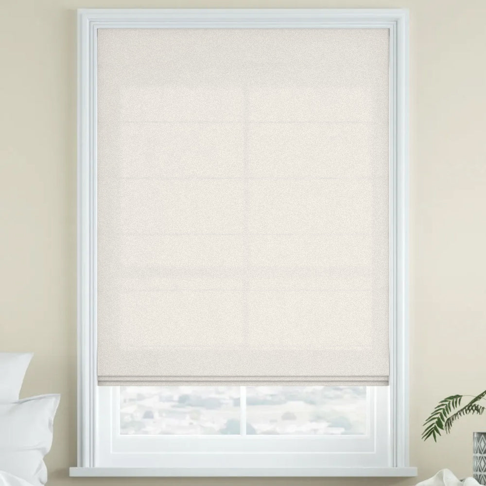 Aira Blackout Linen Cord Lift Roman Shade