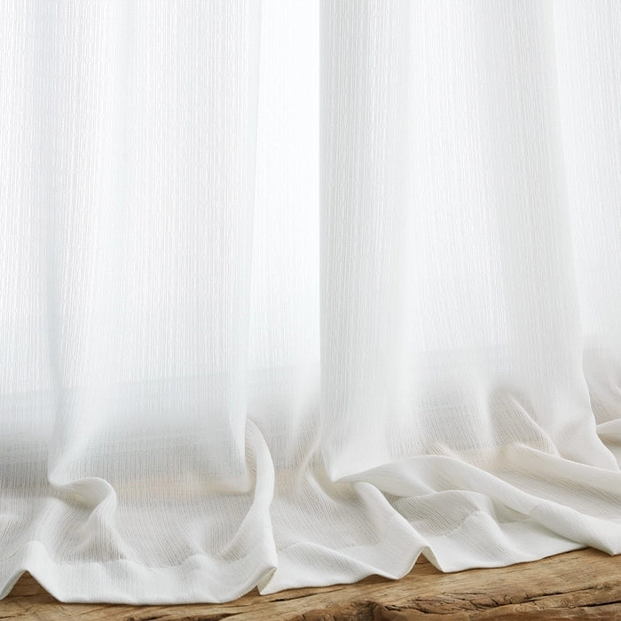 Track Kit Minimalist Sheer Curtain,Living Room Lumi