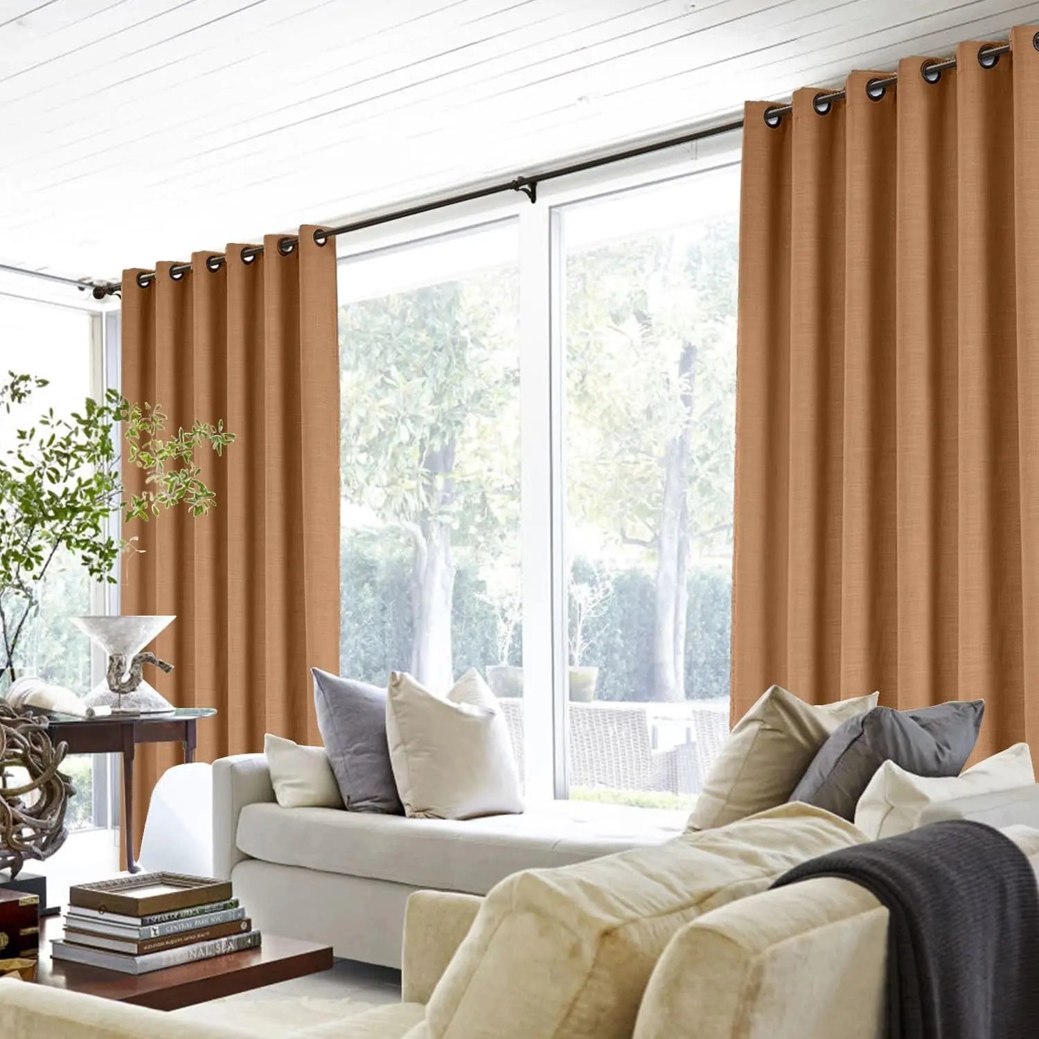 Linen Curtain Grommet Zoe