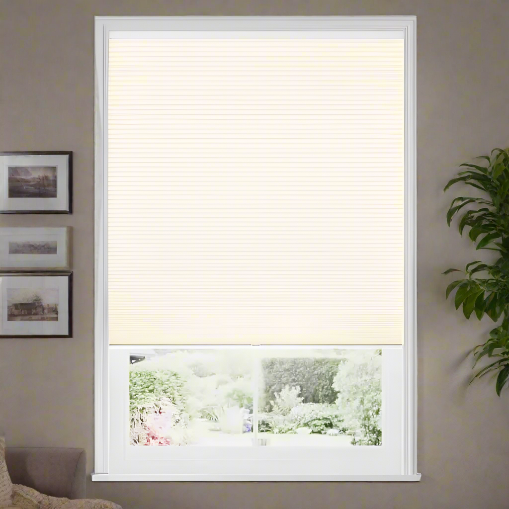 Clover Motorized Light Filtering Cellular Shades