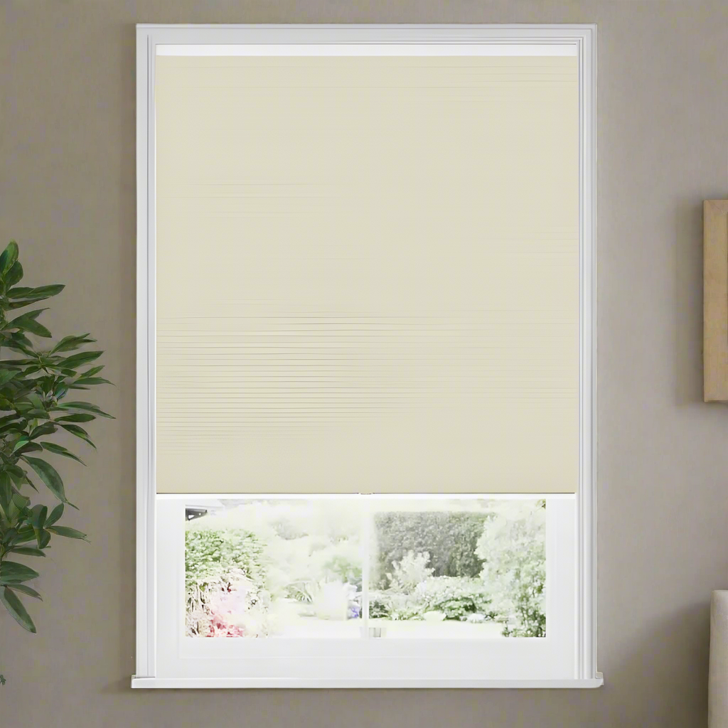 Clover Motorized Light Filtering Cellular Shades