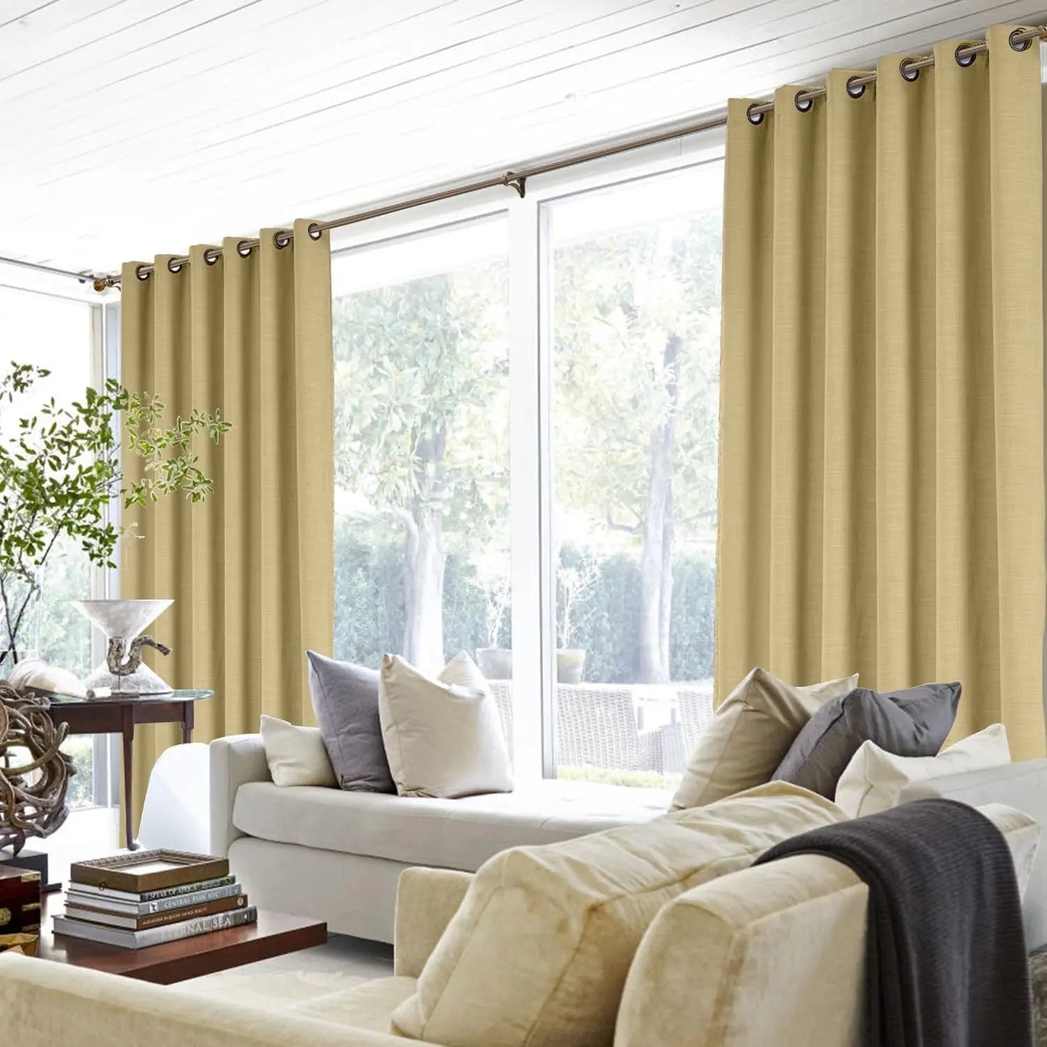 Linen Curtain Grommet Zoe