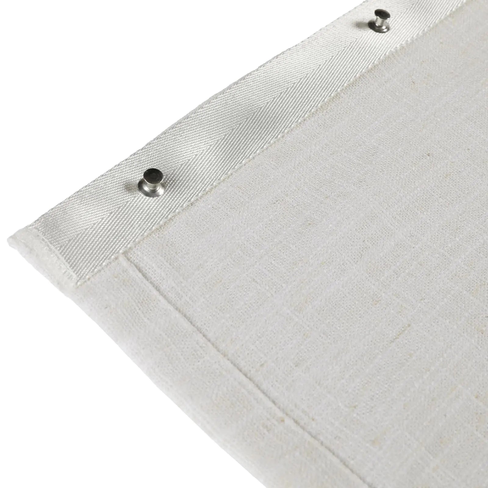 Linen Ripple Fold Drapery with Track Kit Zoe