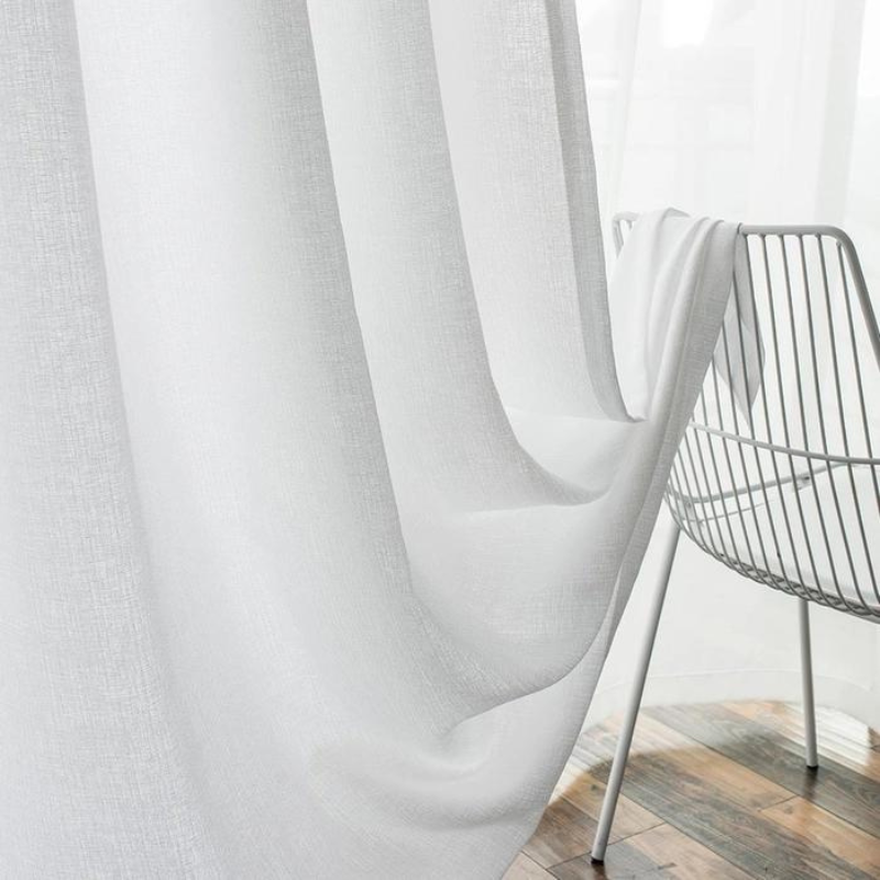 Semi Sheer Curtains Pleated Lila