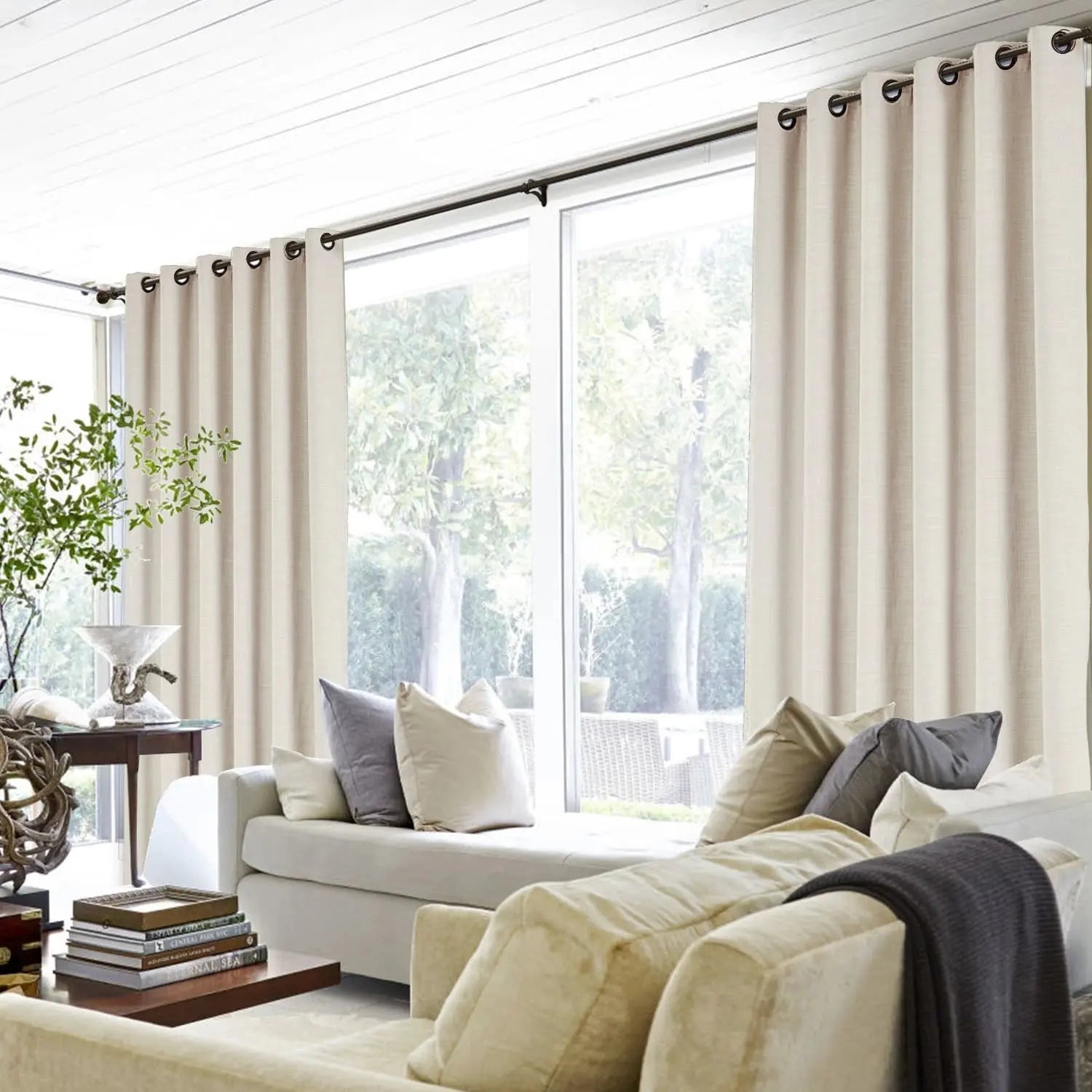 Linen Curtain Grommet Zoe