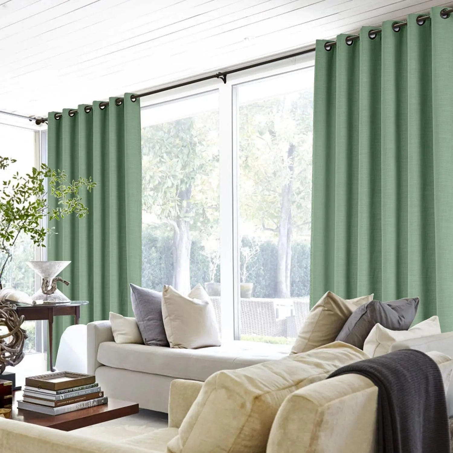 Linen Curtain Grommet Zoe