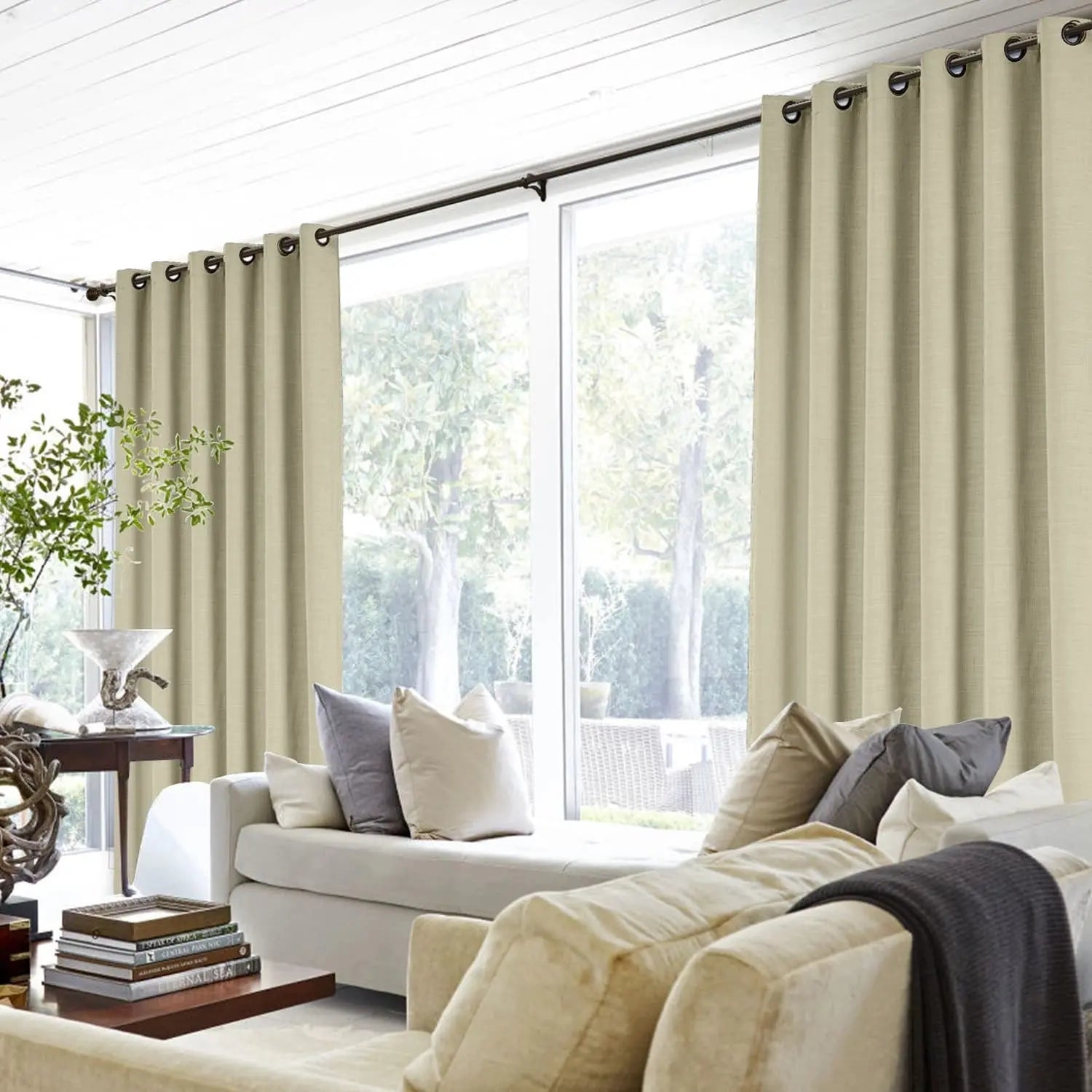 Linen Curtain Grommet Zoe