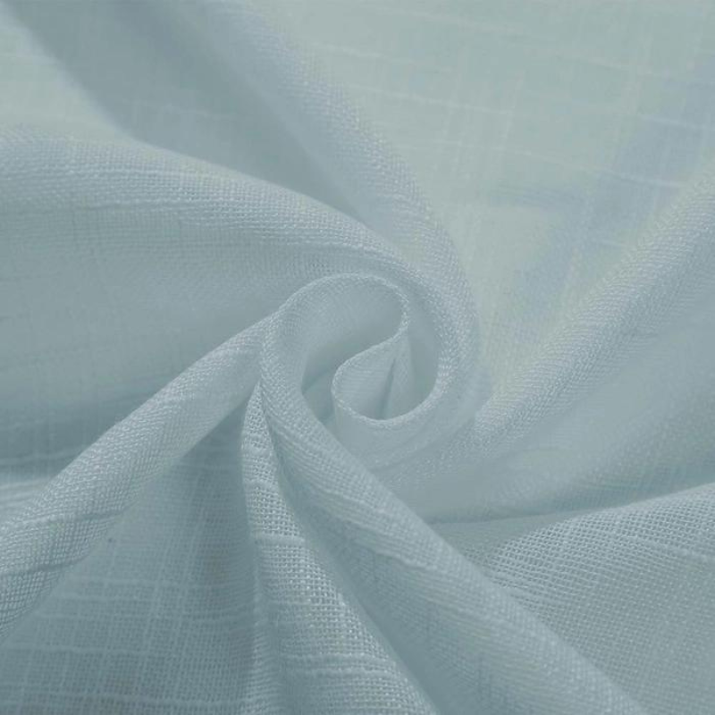 Linen Semi Sheer Curtains Pleated Ela