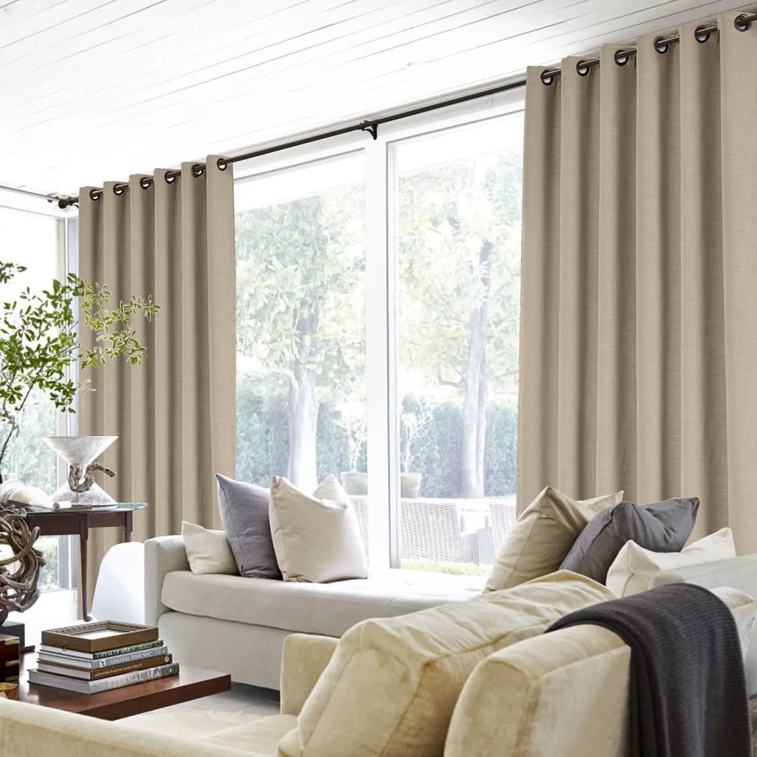 Linen Curtain Grommet Zoe