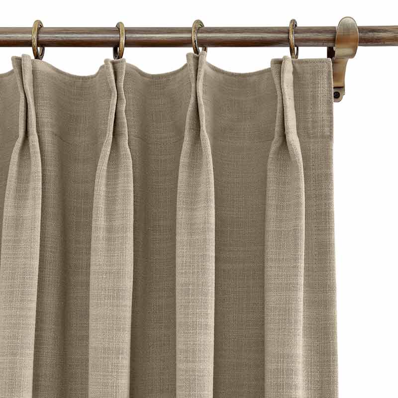 Linen Drape Pleated Loomy